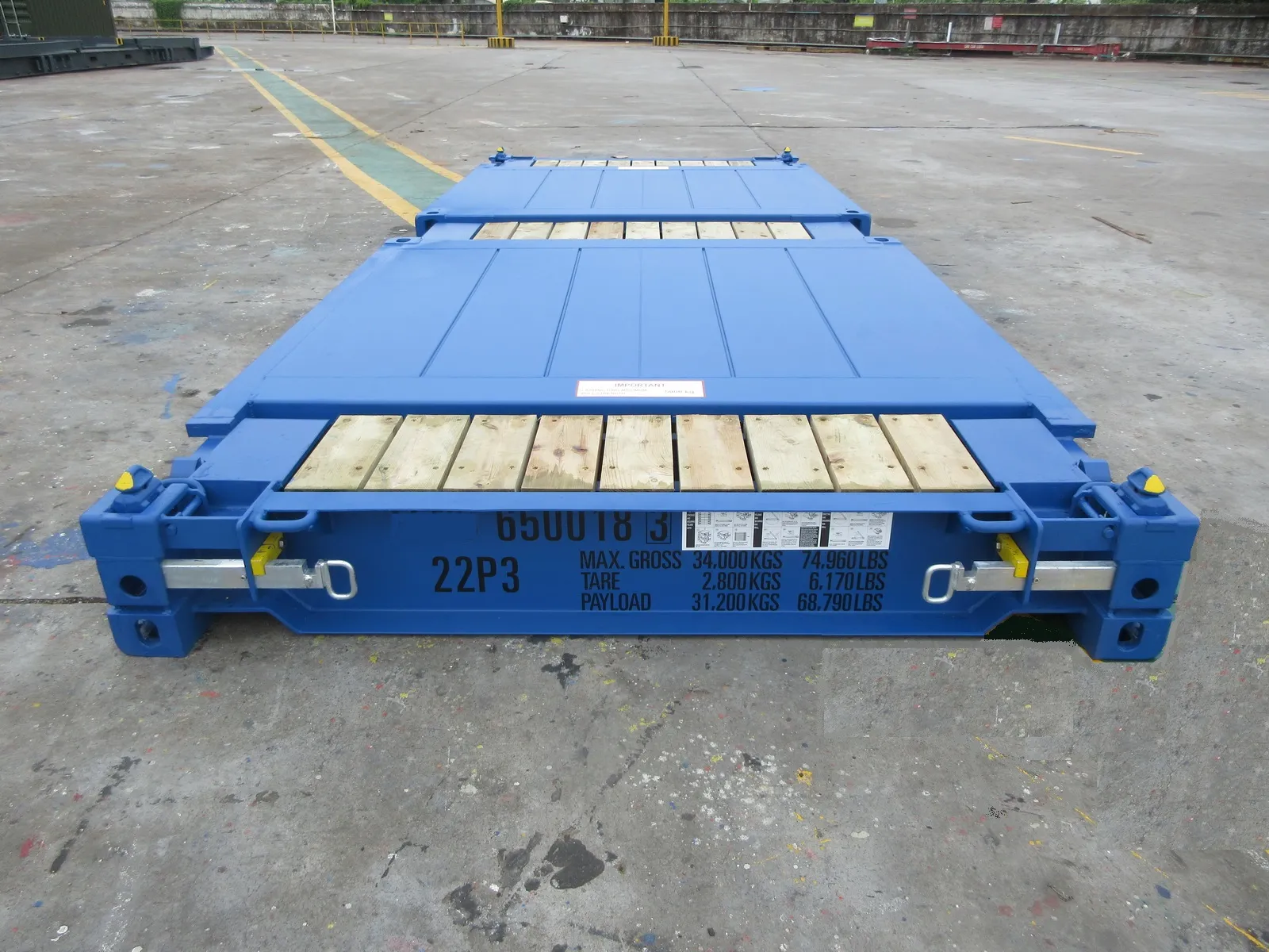 20 Fuß Flat Rack Collapsible Ends Container – Bild 5