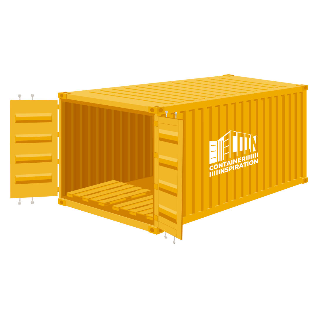 20-Fuß-Pallet-Wide-Container mit breiterer Innenbreite für optimierte Palettenlagerung