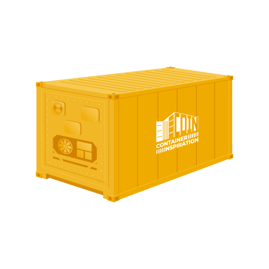 40-Fuß-High-Cube-Kühlcontainer mit isolierten Wänden, Dach und Boden, Gesamtansicht