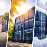 Container im Sommer und im Winter: Wie Sie Überhitzung, Frost und Kondenswasser vermeiden