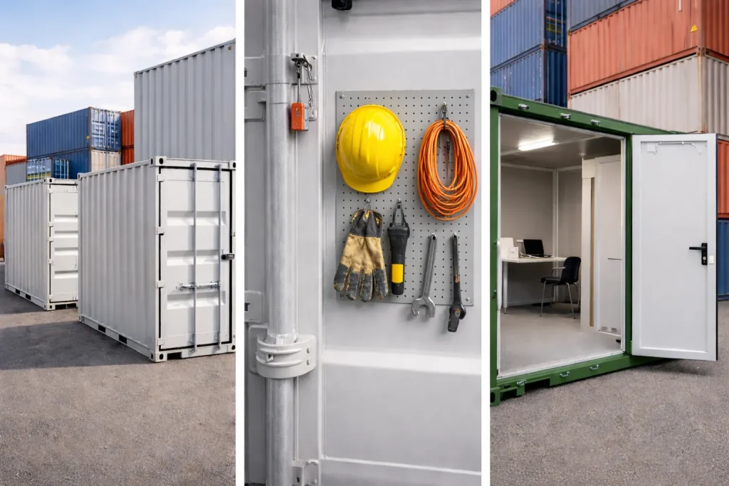 Double Door Container – Größenvergleich, CSC-Plakette und mögliche Modifikationen